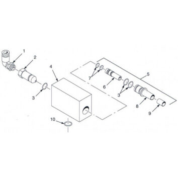 Powder pump – Cross section