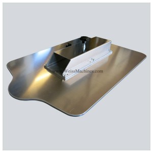 Screen printing pallets – Aluminum – Bottom view