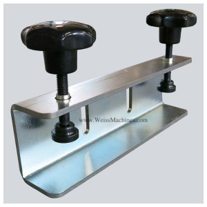 Back clamp with 80mm distance – Front side view