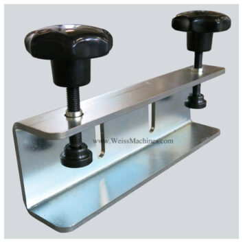 Back clamp with 80mm distance – Front side view