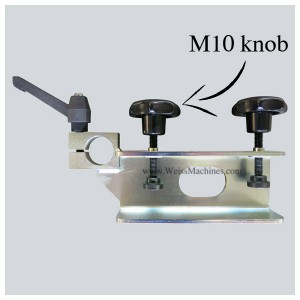 Side clamp with M10 knob – Example