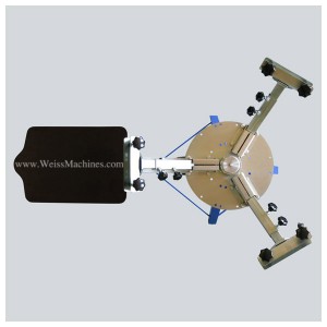 Example of a SMALL 3 colour screen print carousel – Top view